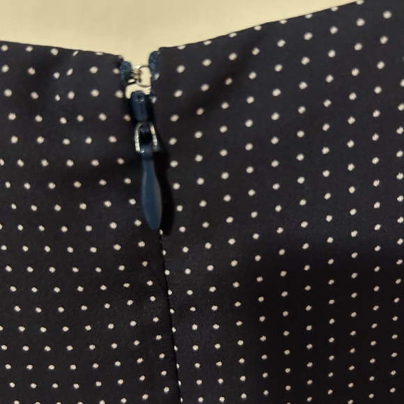 J. Crew Mercantile Polka Dot Print Tie Shoulder Dress J6352 - Picture 12 of 13